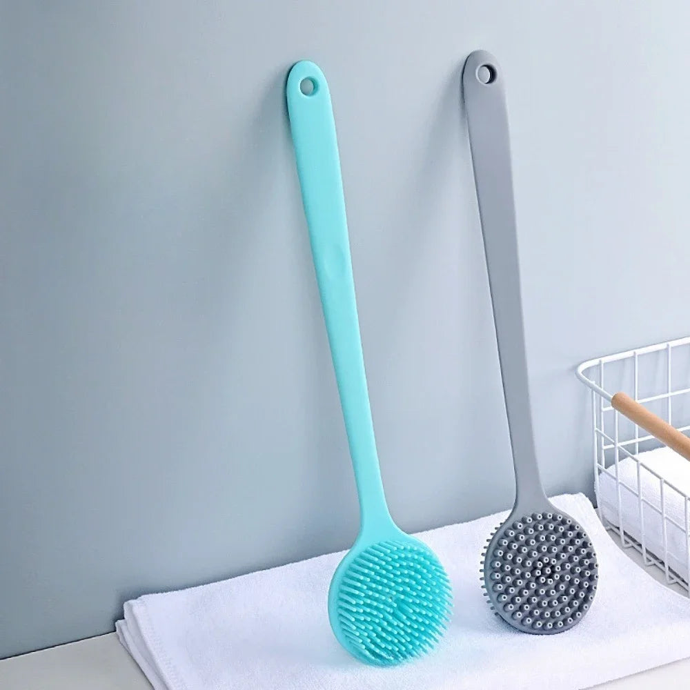 Double-Sided Silicone Back Scrubber Long Handle - North Star