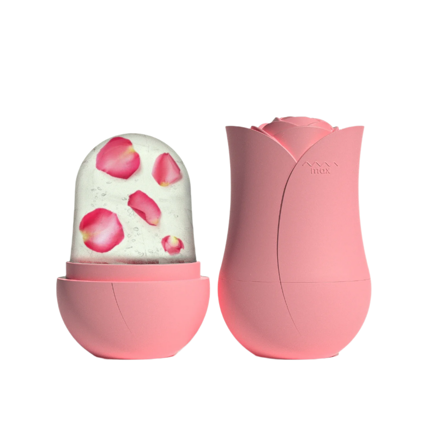 Rose Silicone Ice Facial Roller - North Star