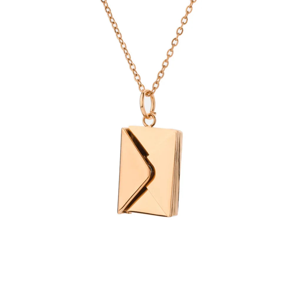 Love Letter Envelope Pendant Necklace - North Star