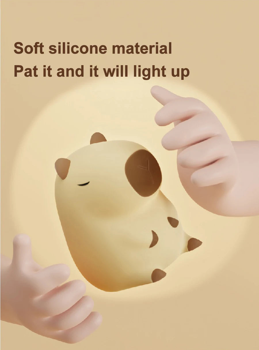 Capybara Silicone Night Light