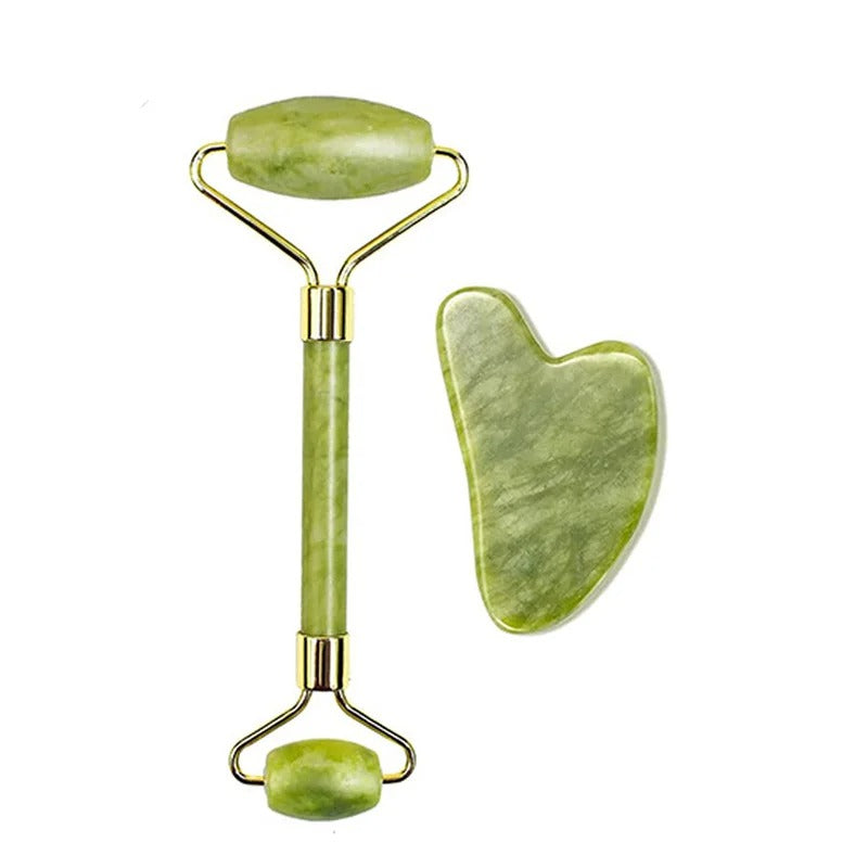 Natural Jade Guasha Stone - North Star