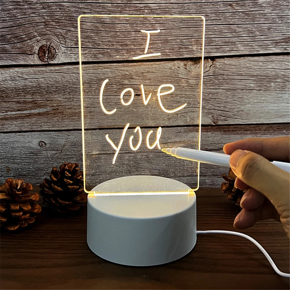 Message Board LED Night Light - North Star