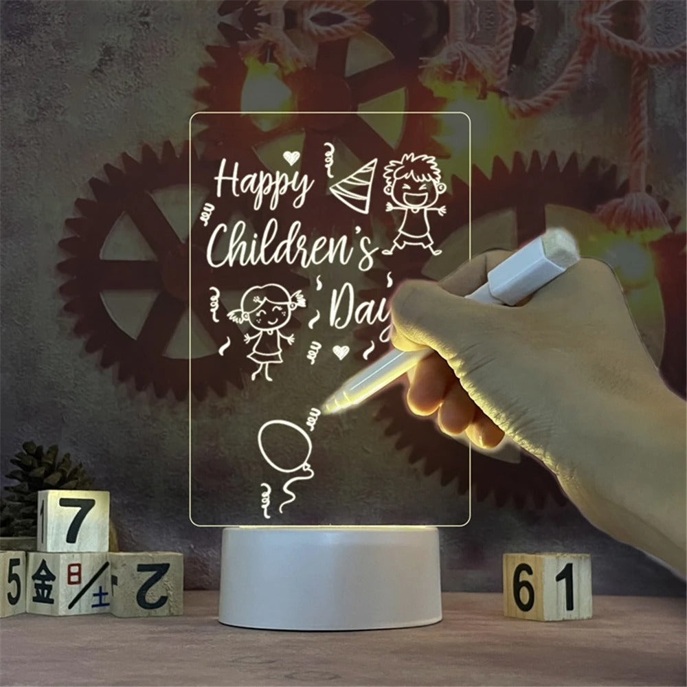 Message Board LED Night Light - North Star