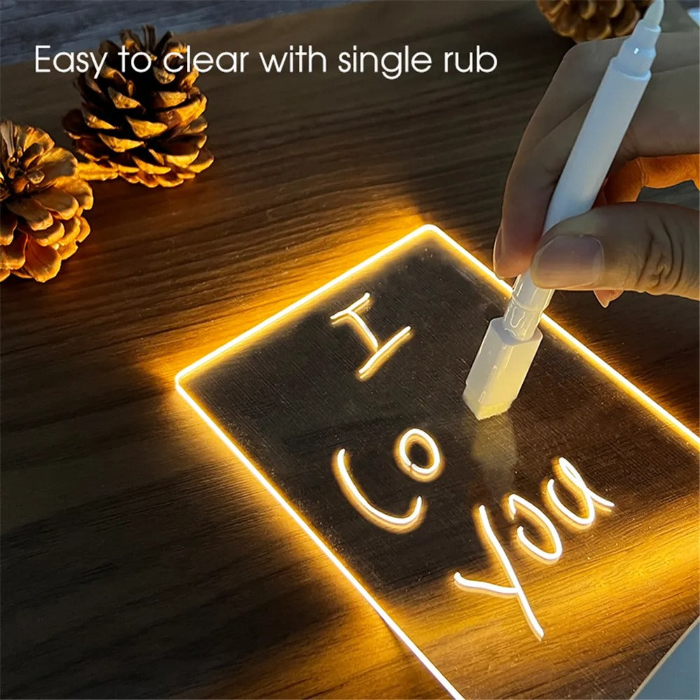 Message Board LED Night Light - North Star