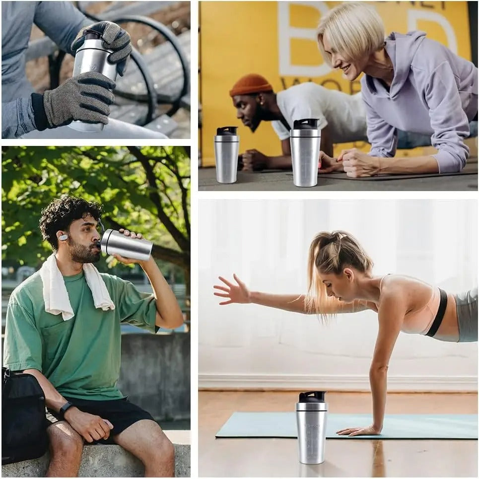 Stainless Steel Leak Proof Shaker Bottle - North Star