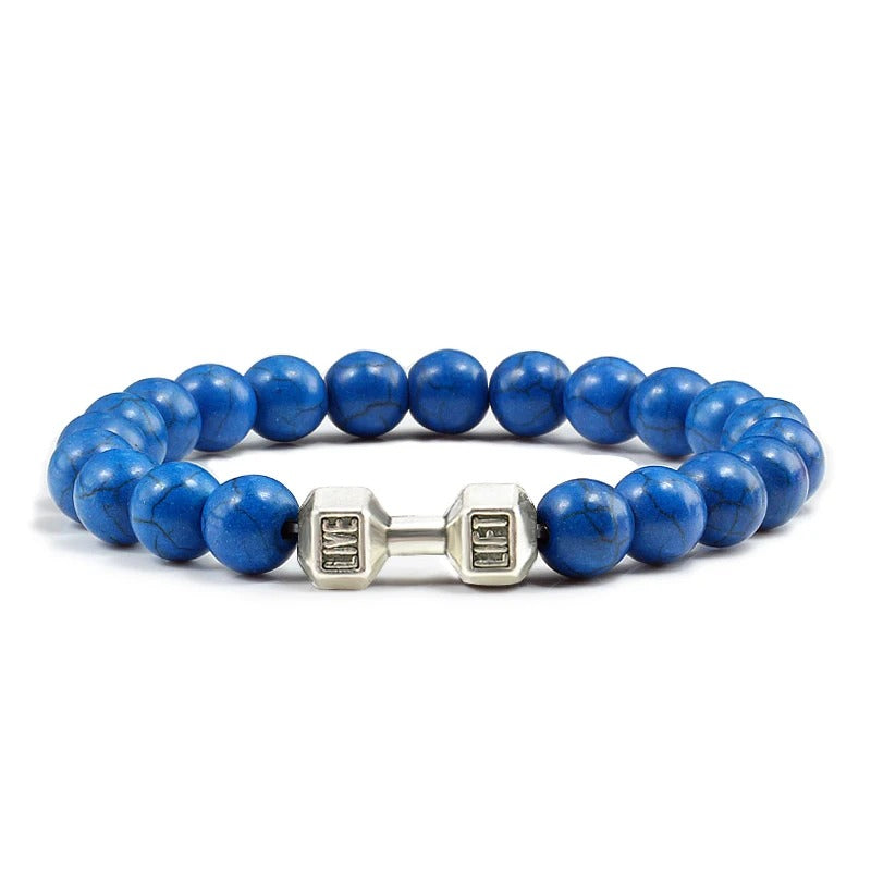 Volcanic Stone Dumbbell Bracelet