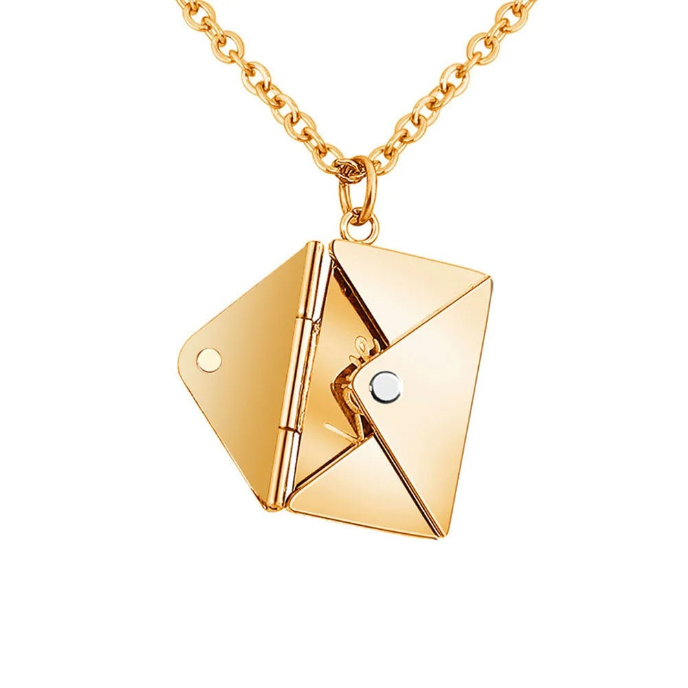 Love Letter Envelope Pendant Necklace