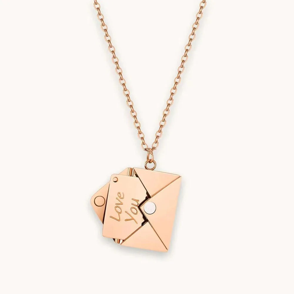 Love Letter Envelope Pendant Necklace