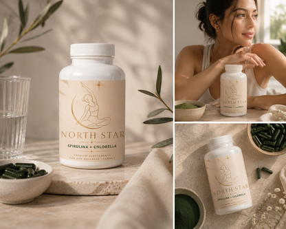 Vitality Greens- Spirulina + Chlorella