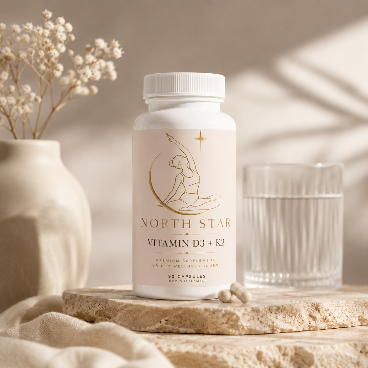 Foundation - Vitamin D3 + K2